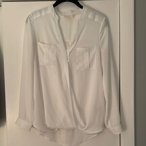 Elegant White Women's Blouse